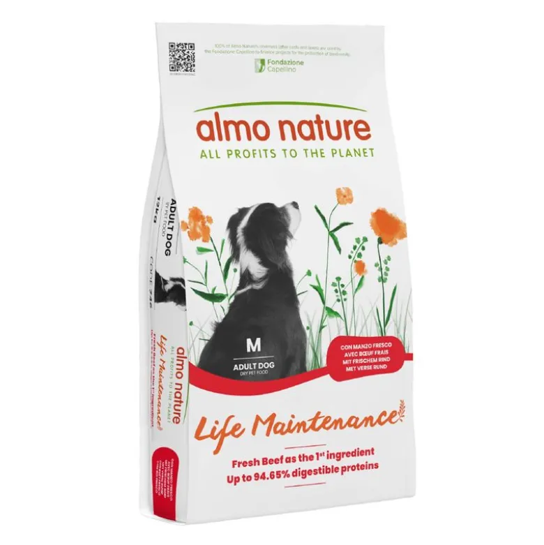 Almo Nature Holistic Adult oksekød og ris Medium