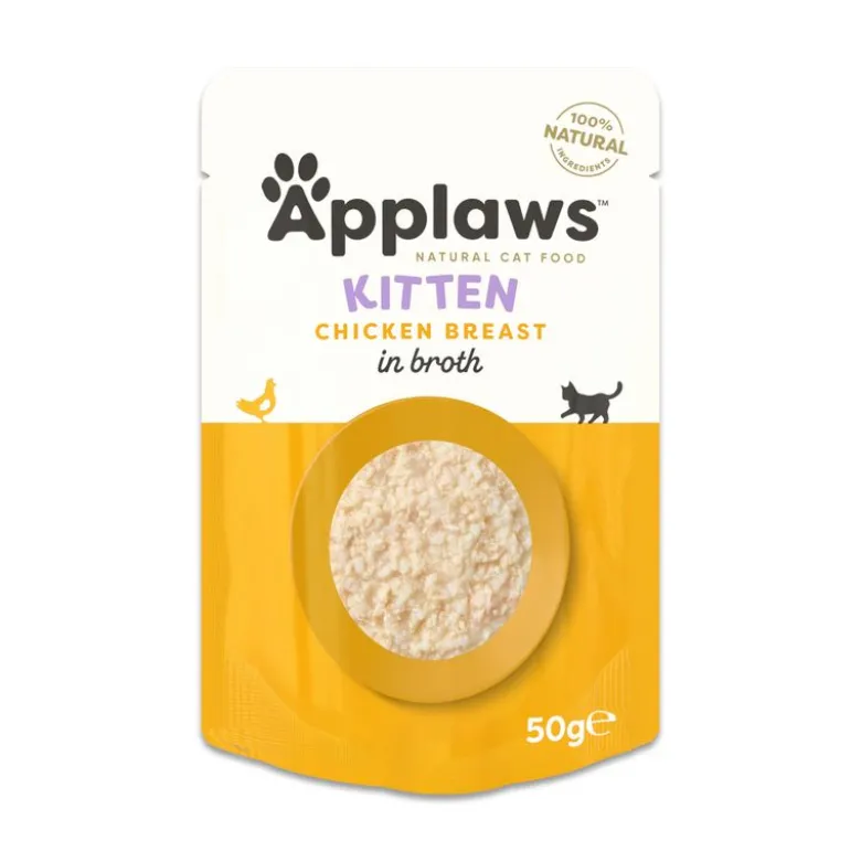 Applaws Natural Kitten i bouillon 12 x 50 g