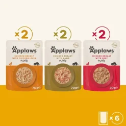 Applaws Pouch i gelé 6 x 70 g