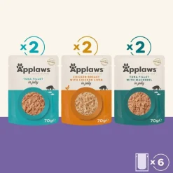Applaws Pouch i gelé 6 x 70 g