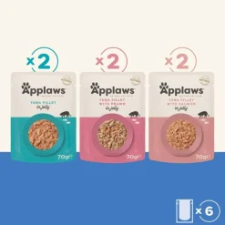 Applaws Pouch i gelé 6 x 70 g