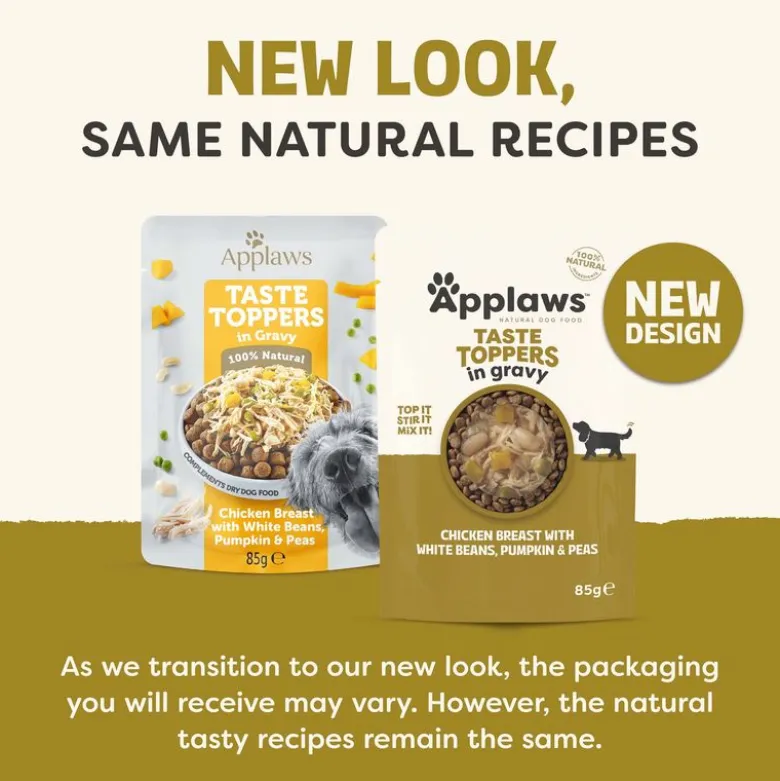 Applaws Taste Toppers i sauce 12 x 85 g