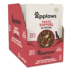 Applaws Taste Toppers Pouch i bouillon 12 x 85 g
