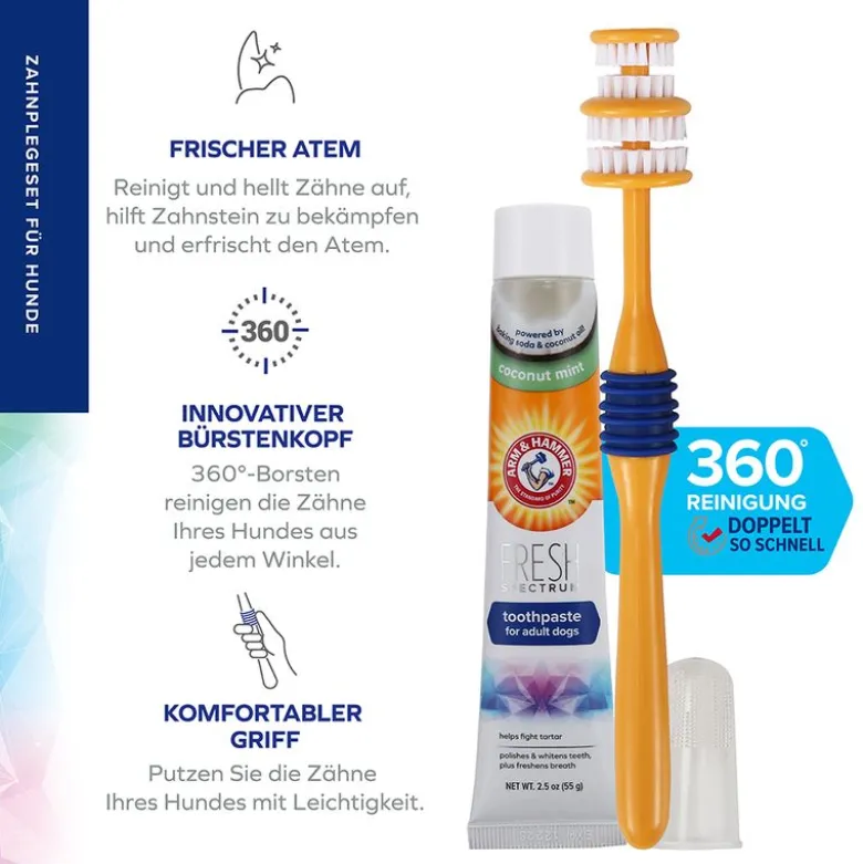 Arm & Hammer tandplejesæt til hunde