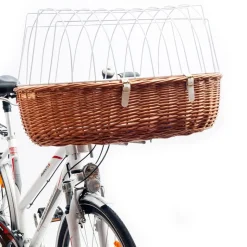 Aumüller Hunde-cykelkurv til styr med beskyttelsesgitter