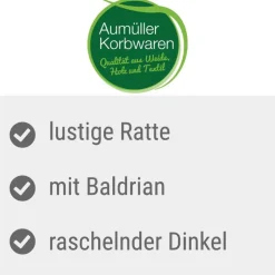 Aumüller kattelegetøj Cedric med baldrian