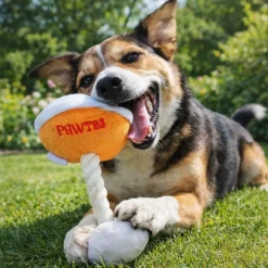 Beeztees hundelegetøj Pawtini, orange/hvid