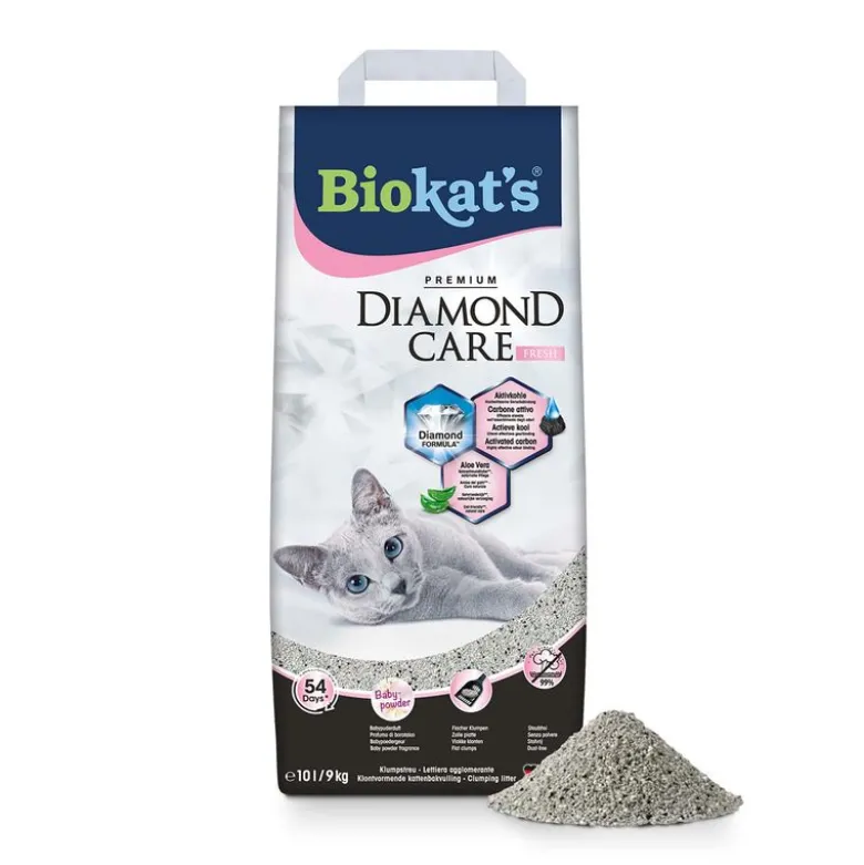 Biokat's DIAMOND CARE Fresh kattegrus