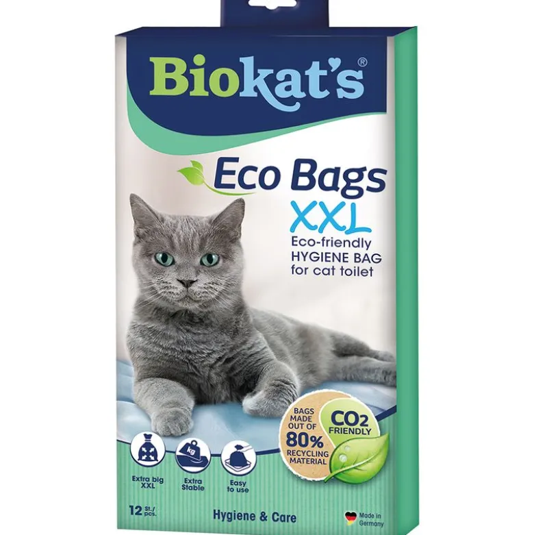 Biokat's Eco Bags XXL, engangsposer til kattetoilet