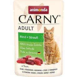 Blandet pakke: animonda Carny Pouch 8 x 85 g