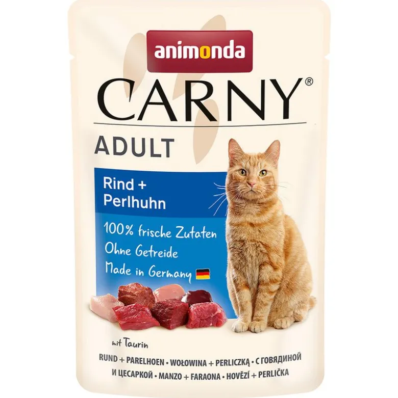 Blandet pakke: animonda Carny Pouch 8 x 85 g