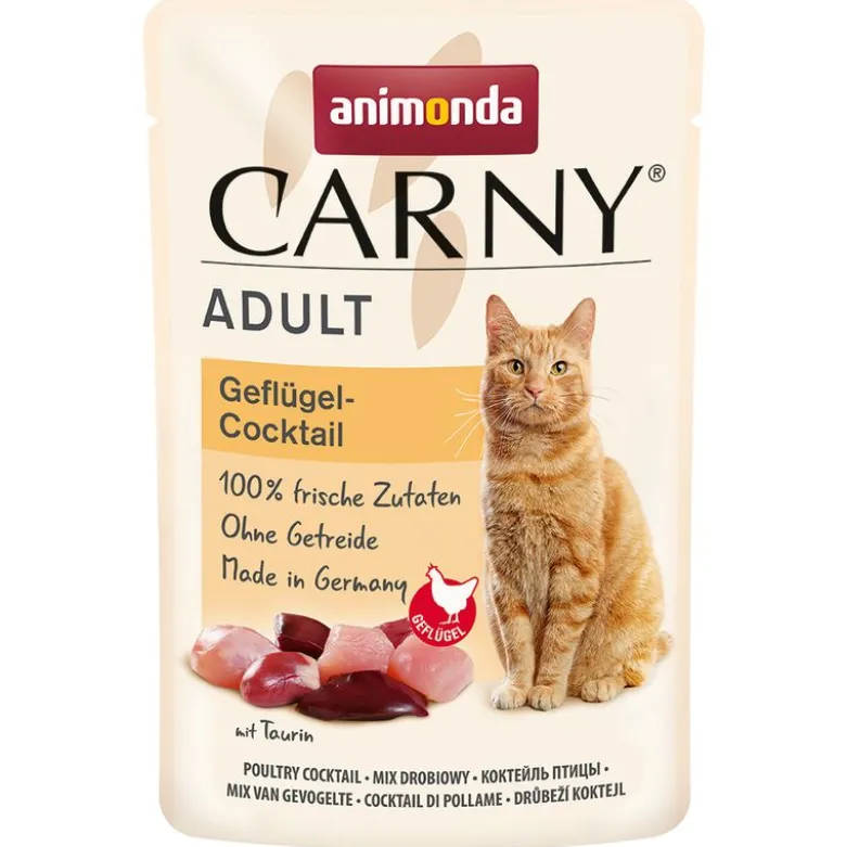 Blandet pakke: animonda Carny Pouch 8 x 85 g