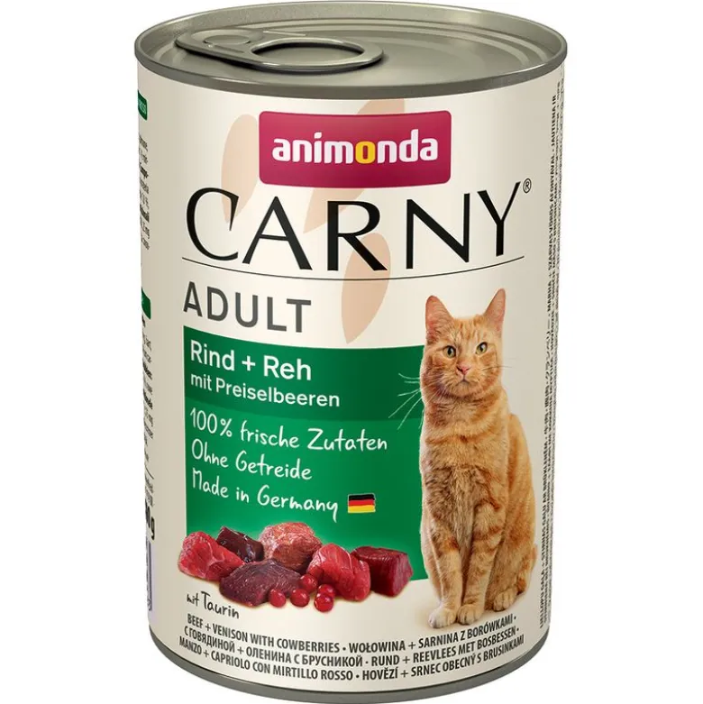 Blandet pakke: animonda Carny Adult 12 x 400 g
