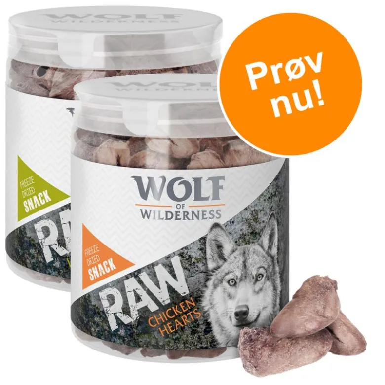Blandet pakke med 2 slags: Wolf of Wilderness - Raw Snacks