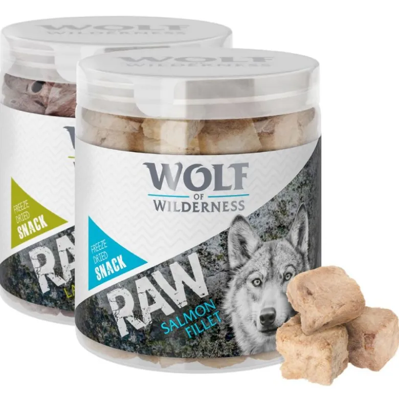 Blandet pakke med 2 slags: Wolf of Wilderness - Raw Snacks