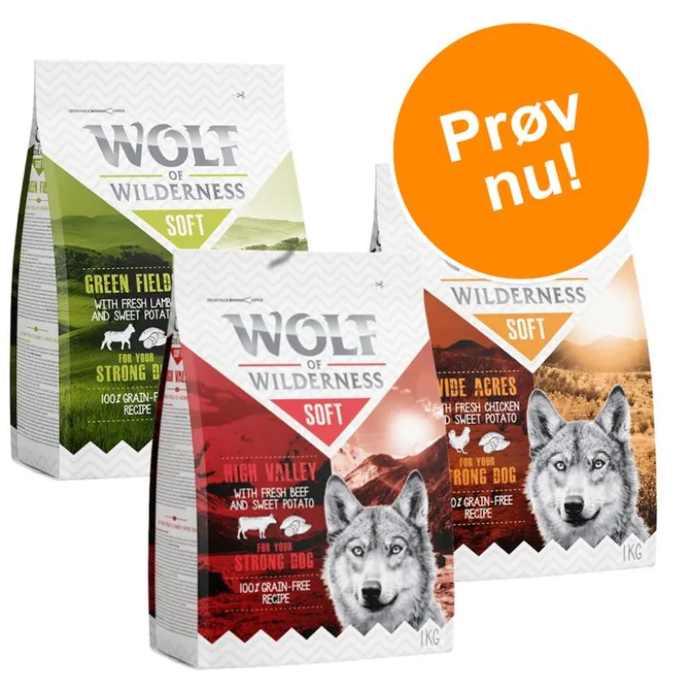 Blandet pakke - Wolf of Wilderness "Soft & Strong"