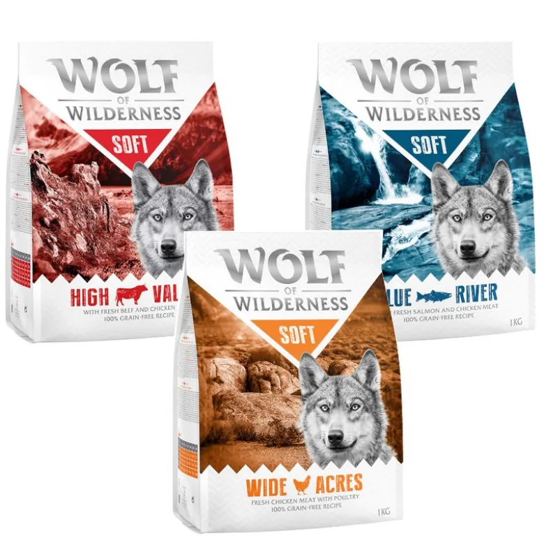 Blandet pakke - Wolf of Wilderness "Soft & Strong"