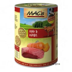Blandet pakke: 24 x 400/800 g MAC's Adult