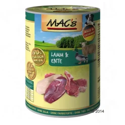Blandet pakke: 24 x 400/800 g MAC's Adult