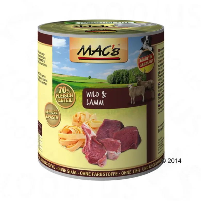 Blandet pakke: 30 x 800 g MAC's Adult