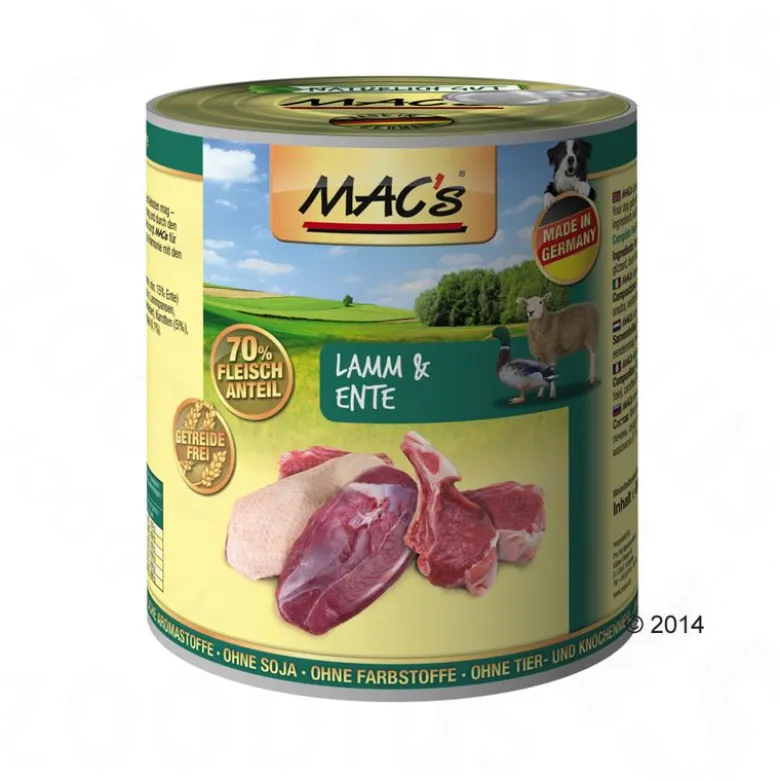 Blandet pakke: 30 x 800 g MAC's Adult