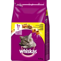 Blandet pakke: 2 x 3,8 kg Whiskas 1+