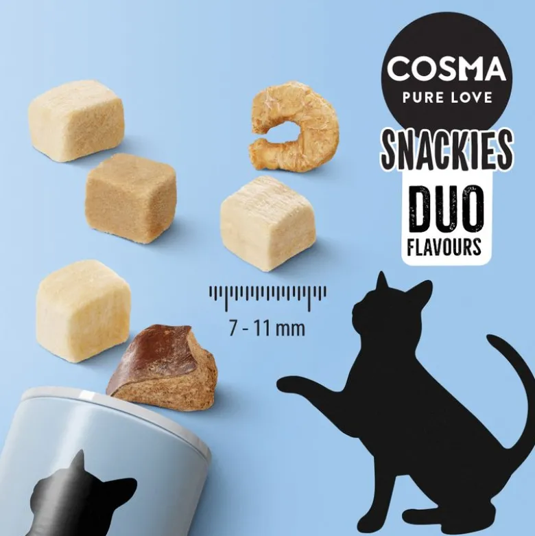Blandet prøvepakke: Cosma snackies - DUO