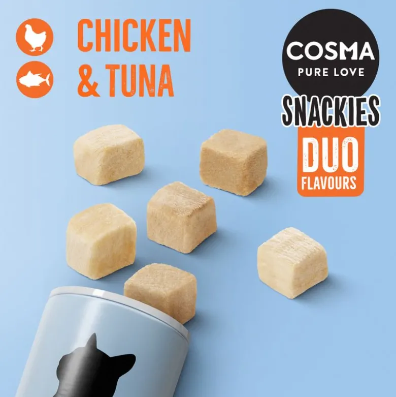 Blandet prøvepakke: Cosma snackies - DUO
