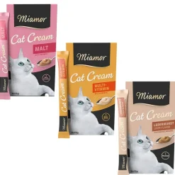 Blandet prøvepakke: Miamor Cat Snack Creams