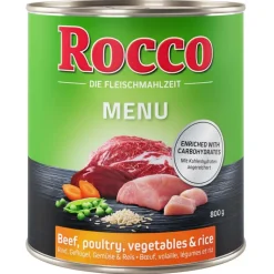 Blandet prøvepakke: Rocco Menu 6 x 800 g