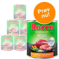 Blandet prøvepakke: Rocco Menu 6 x 800 g