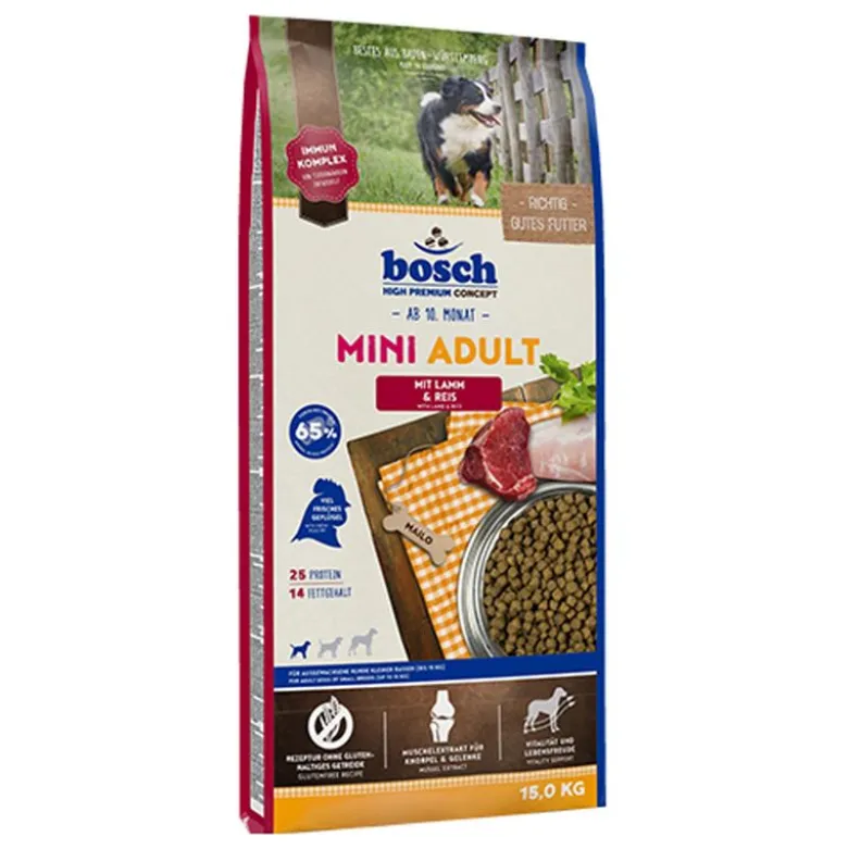bosch Mini Adult lam og ris