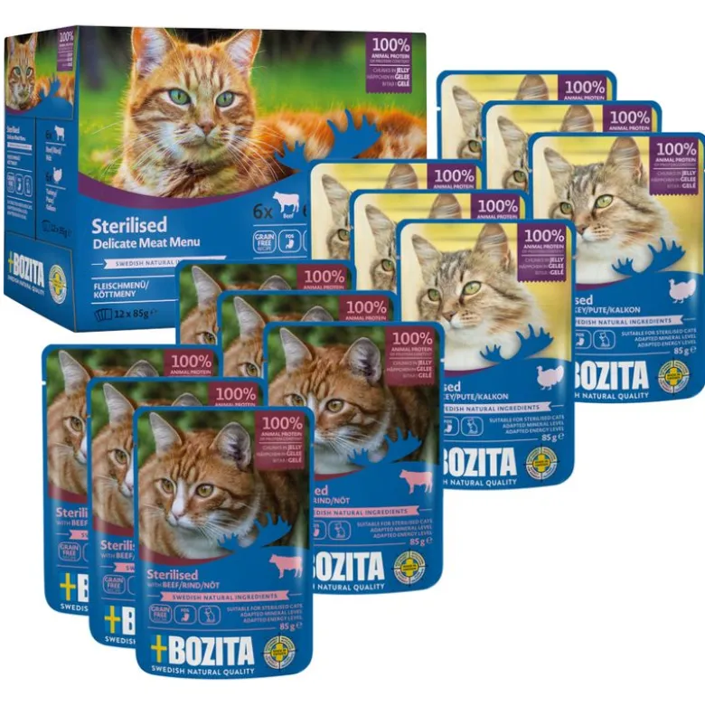 Bozita Bidder i gelé Sterilised 12 x 85 g