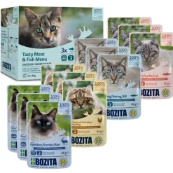 Bozita bidder i sauce pose 12 x 85 g
