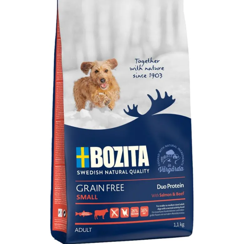 Bozita Grain Free Laks & Okse til små hunde