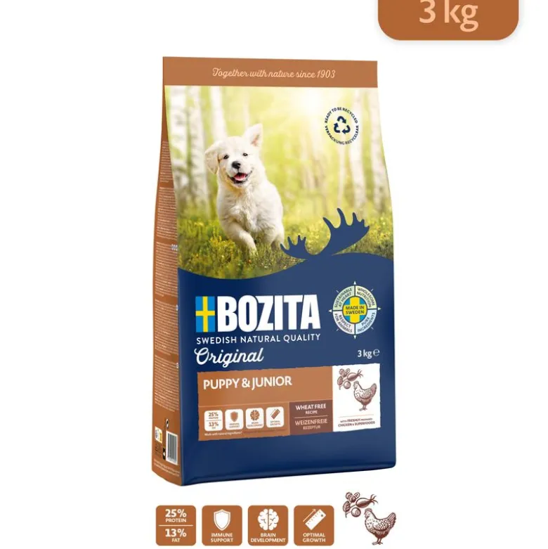 Bozita Original Puppy & Junior hvedefri