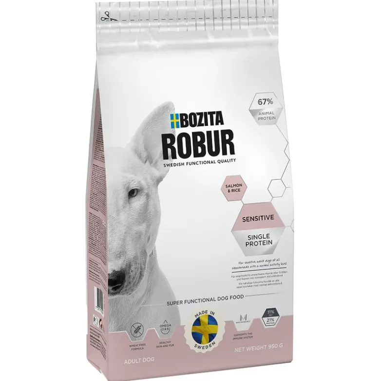 Bozita Robur Sensitive Single Protein Laks & Ris