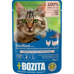 Bozita Sterilised Bidder i sauce 12 x 85 g
