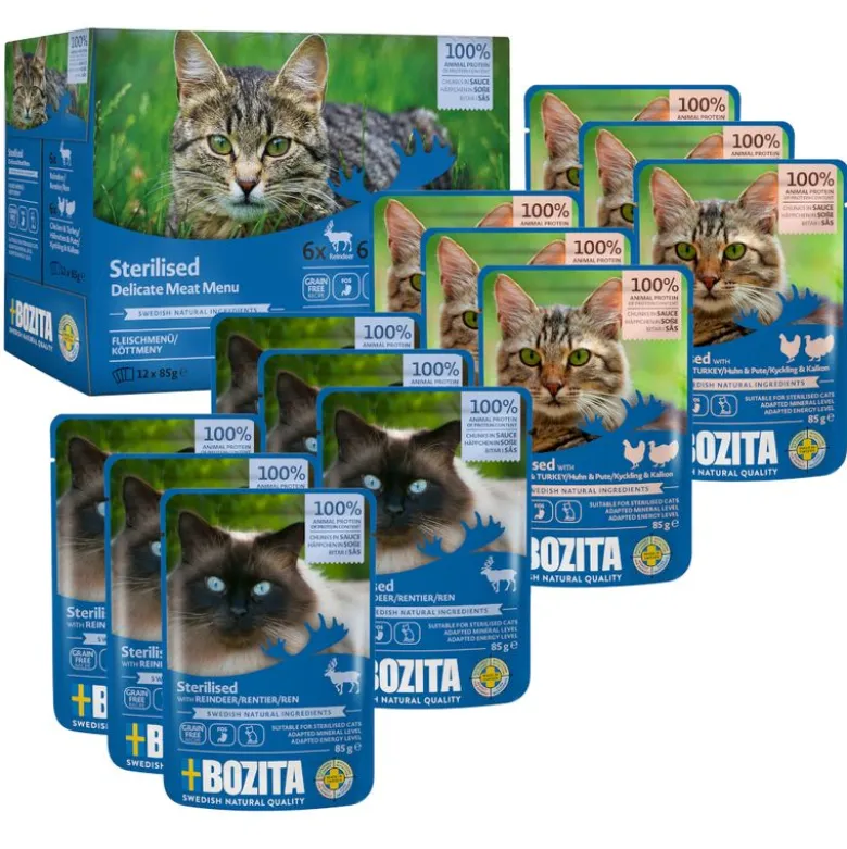Bozita Sterilised Bidder i sauce 12 x 85 g