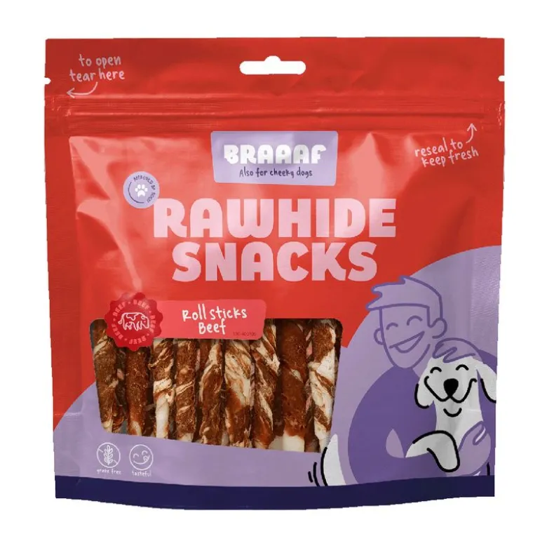 Braaaf Rollsticks Okse med Torsk