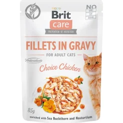 Brit Care Cat Fillets in Gravy 12 x 85 g