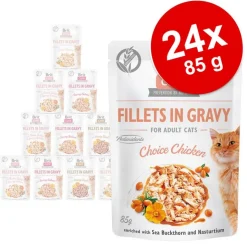 Brit Care Cat Fillets in Gravy 12 x 85 g