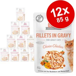 Brit Care Cat Fillets in Gravy 12 x 85 g