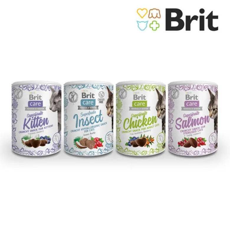 Brit Care Cat Snack Superfruits & Insekter