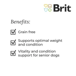 Brit Care Dog Grain-free Senior & Light Laks & Kartoffel