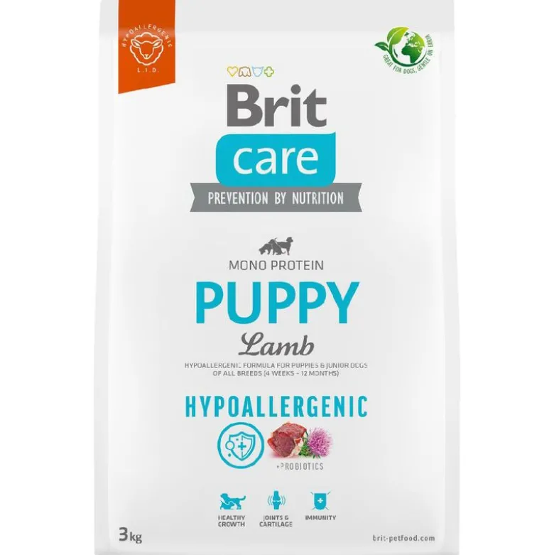 Brit Care Dog Hypoallergenic Puppy Lam & Ris