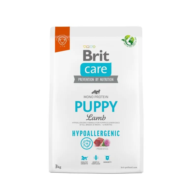 Brit Care Dog Hypoallergenic Puppy Lam & Ris