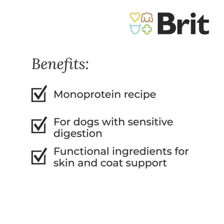 Brit Care Dog Hypoallergenic Adult Medium Breed Lam & Ris
