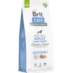Brit Care Dog Sustainable Adult Large Breed Kylling & Insekter