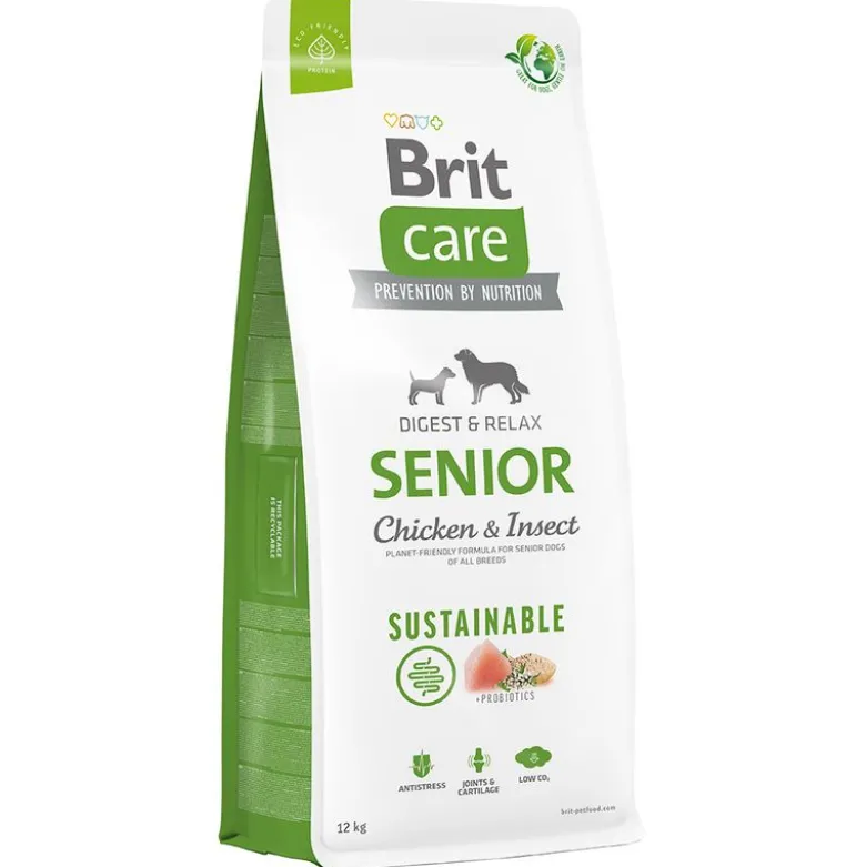 Brit Care Dog Sustainable Senior Kylling & Insekter